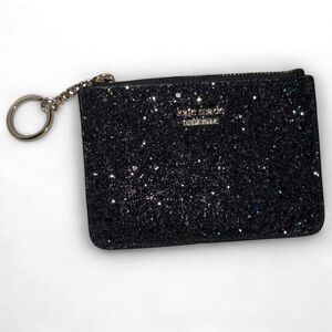 NWOT KATE SPADE Laurel Way Glitter Bitsy black